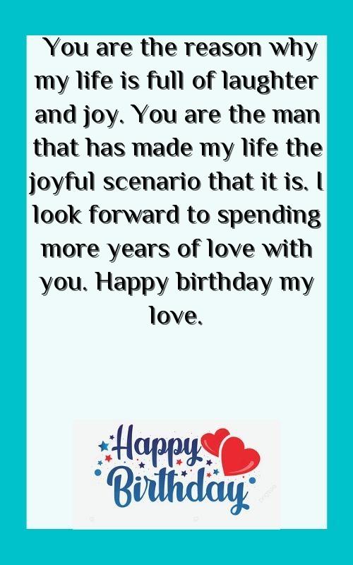 sweet birthday wishes to my husband